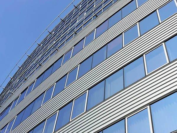 Curtain wall aluminum plate