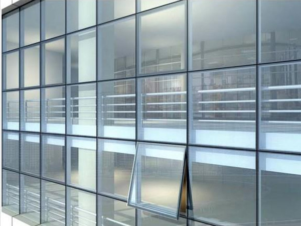 Custom Exposed frame supported glass curtain wall manufacturers
