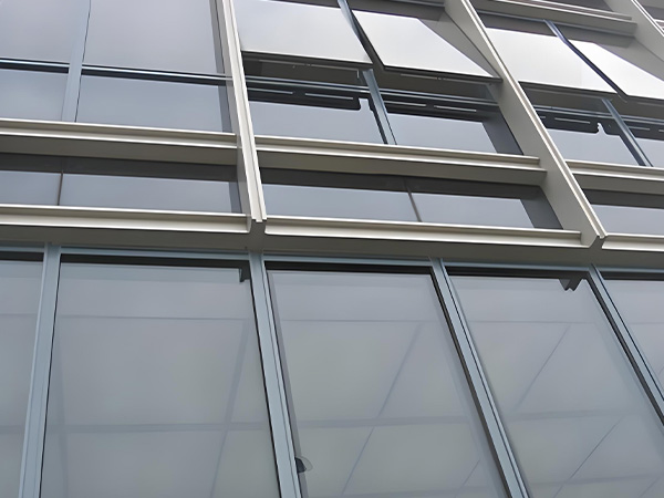 Exposed frame supported glass curtain wall factory